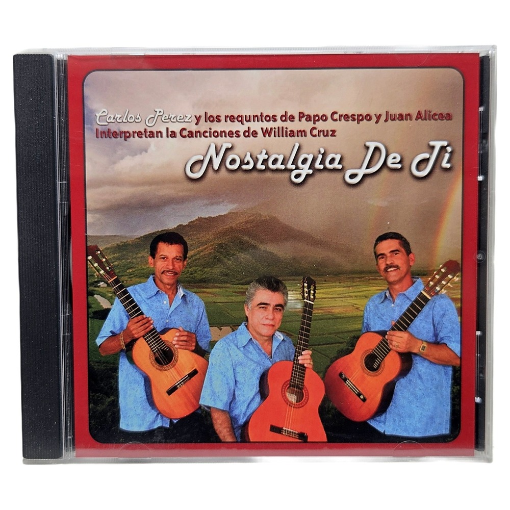 Nostalgia De Ti Carlos Perez Papo Crespo Juan Alicea Latin Bolero Music CD 2004